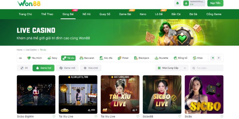  Tại sao Casino tại Won88 luôn đông người chơi? Giải mã sức hút bền vững - Ảnh 1