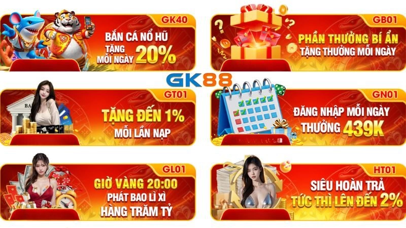 GK88 – Nhà Cái Cá Cược Uy Tín Hàng Đầu Châu Á, Trải Nghiệm Giải Trí Không Giới Hạn - Ảnh 1