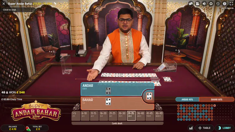 Cách Chơi Andar Bahar – Luật Đơn Giản, Dễ Hiểu Cho Người Mới