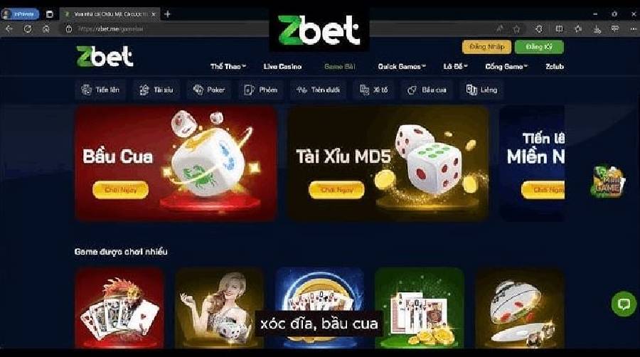 Chơi casino ZBET không lo bịp – Cách rút tiền cực mượt