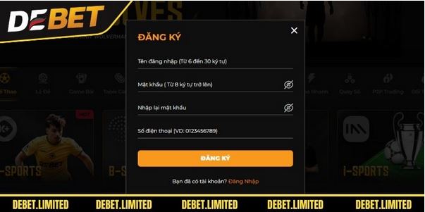 Hướng dẫn đăng ký Debet - Bắt đầu trải nghiệm trực tuyến - Ảnh 2