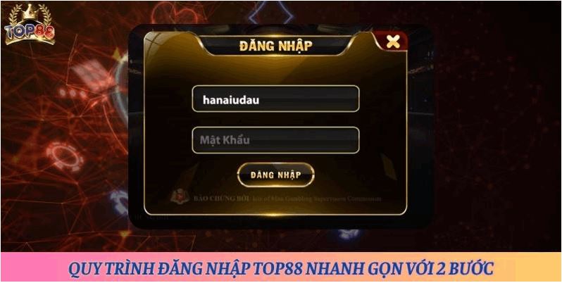 Đăng nhập Top88 - Hướng dẫn vào tài khoản an toàn - Ảnh 1