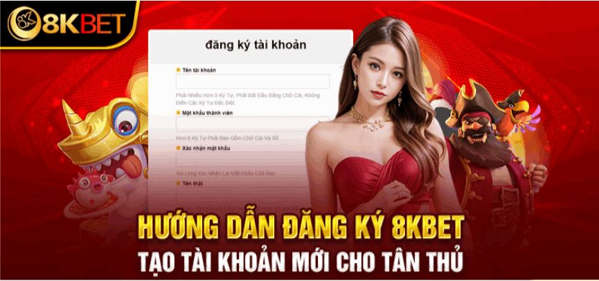 Hướng Dẫn Đăng Ký Tài Khoản 8kbet Dễ Dàng - Ảnh 2