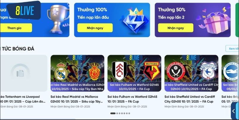 5 ưu điểm tuyệt vời mà 8Live mang lại cho người chơi - Ảnh 2