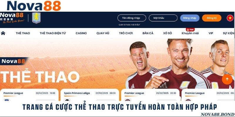 Nova88 - Nhà cái cá cược thể thao uy tín hàng đầu Việt Nam - Ảnh 1