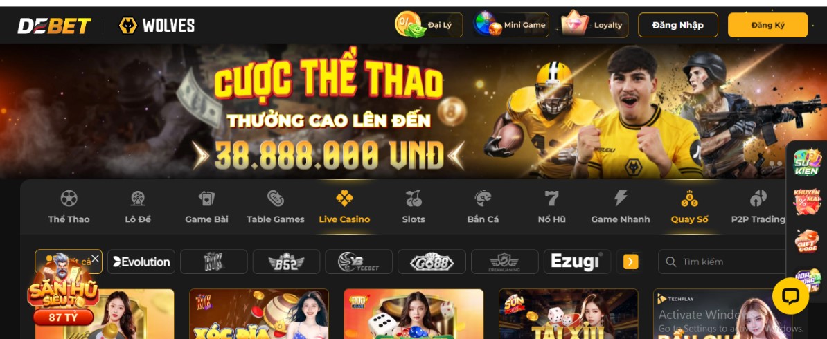 Live Casino Debet Là Gì?