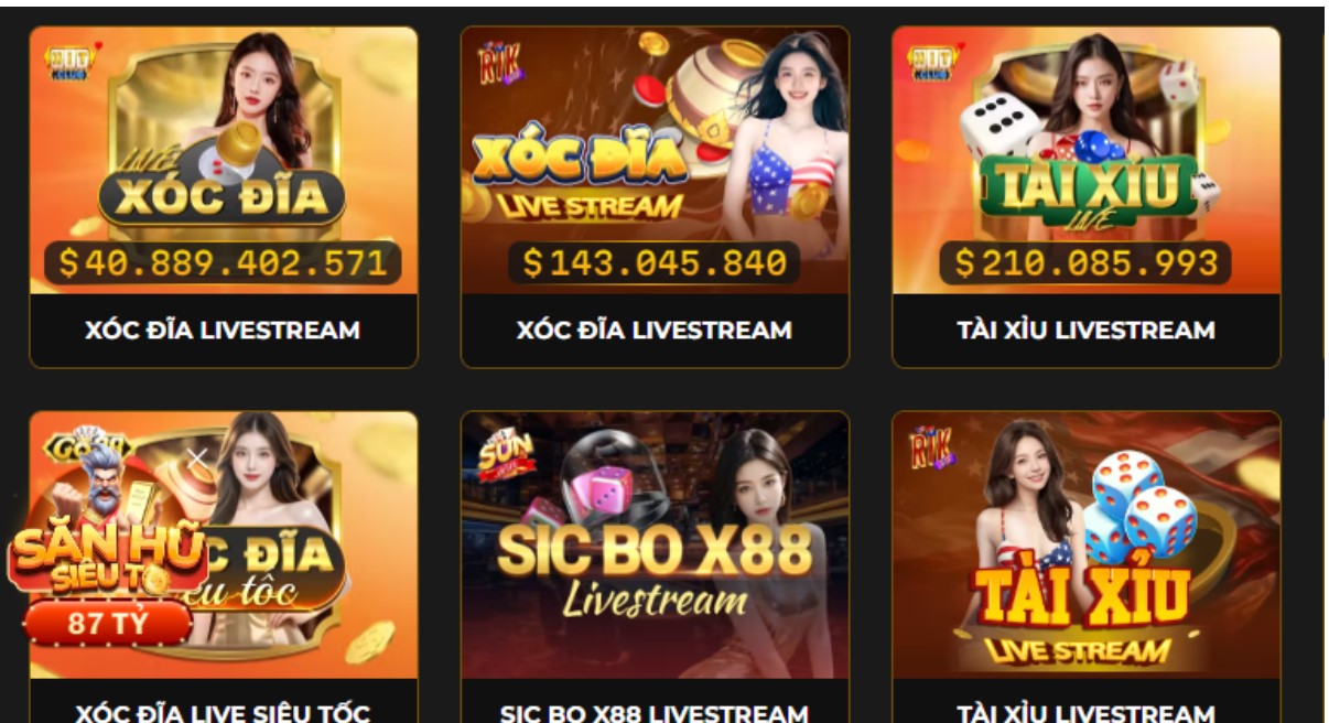Các Trò Chơi Live Casino Debet